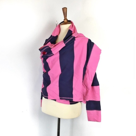 LILLY PULITZER Striped Open Jersey Knit Cardigan / Swim Coverup - Picture 4 of 8